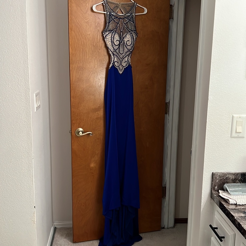 Vienna Blue Prom Dress